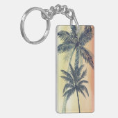 トロピカルパーム葉 キーホルダー (正面左)