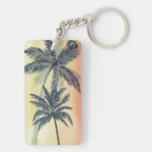 トロピカルパーム葉 キーホルダー (裏面)