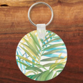トロピカルパーム葉 キーホルダー (正面)