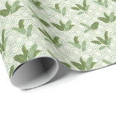 トロピカルパーム葉 ラッピングペーパー (ロールコーナー)