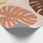 トロピカルパーム葉 ラッピングペーパー (角)