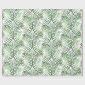 トロピカルパーム葉 ラッピングペーパー (フラット)