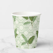 トロピカルパーム葉 紙コップ (正面)