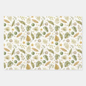 トロピカルパーム離れクリスマス ラッピングペーパーシート (正面2)