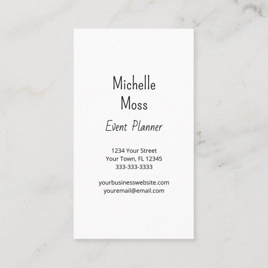 トロピカルパーム離れモンステラ植物緑 名刺 (裏面)