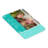 トロピカルパーム;アクアカラーシェブロン マグネット (右側)