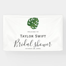 トロピカルパーム ブライダルシャワーバナー 横断幕