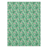 トロピカルパーム&モンステ葉ラ&エキゾチック花 テーブルクロス (正面)