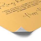 トロピカルパーム – リングや輪狩りブライダルシャワーゲーム ポスター (角)