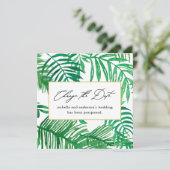 トロピカルパーム 延期のお知らせ ウェディングポストポーネメント (スタンド正面)