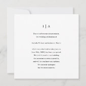 トロピカルパーム 延期のお知らせ ウェディングポストポーネメント (裏面)