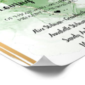 トロピカルパーム 慈愛の記憶 ウェディングサイン ポスター (角)