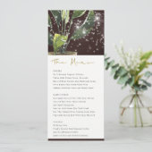 トロピカルパーム 星空の夜 メイソンジャー ウェディング メニュー (スタンド正面)