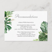 トロピカルパー葉ムズアコモデーションズ エンクロージャーカード (正面)