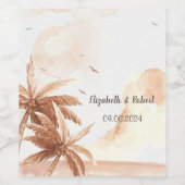 トロピカルパ素朴ーム ワインラベル (シングルラベル)