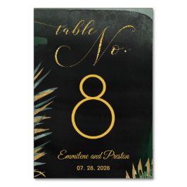 トロピカルパ結婚ームのテーブル番号カード テーブルナンバー