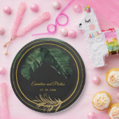 トロピカルパ結婚ーム9インチディナー ペーパープレート (パーティー)
