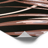 トロピカルパ葉ームの、ジャングル。ヴィンテージフローラ ポスター (角)