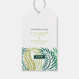 トロピカルパ葉ームビーチ結婚式 ギフトタグ