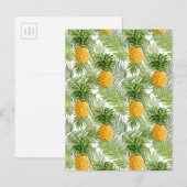 トロピカルパ葉ーム&パイナップル ポストカード (正面/裏面)