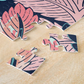 トロピカルパ葉ーム:ヴィンテージパターン ジグソーパズル (側面)