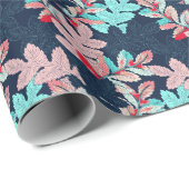 トロピカルパ葉ーム:ヴィンテージパターン ラッピングペーパー (ロールコーナー)