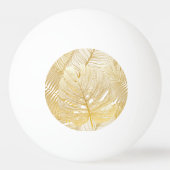 トロピカルパ葉ーム:ヴィンテージパターン。 卓球ボール (裏面)