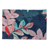 トロピカルパ葉ーム:ヴィンテージパターン 枕カバー (裏面)