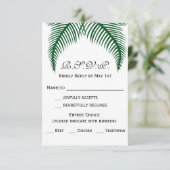 トロピカルパ葉ームRSVP 出欠カード (スタンド正面)