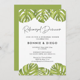 トロピカルパ離れメルのリハ結婚ーサルディナー 招待状