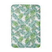 トロピカルパ離れームの植物模様 バスマット (正面縦)
