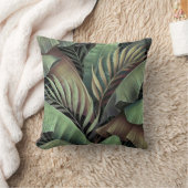 トロピカルパ離れームイラストレーション、手描き3Dパレット。 クッション (ブランケット)