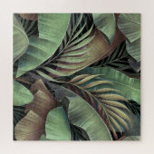 トロピカルパ離れームイラストレーション、手描き3Dパレット。 ジグソーパズル (横)