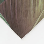 トロピカルパ離れームイラストレーション、手描き3Dパレット。 フリースブランケット (角)