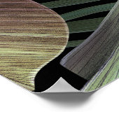 トロピカルパ離れームイラストレーション、手描き3Dパレット。 ポスター (角)