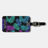 トロピカルパ離れームパーソナライズされたラゲッジタグ ラゲッジタグ (正面横)