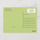 トロピカルパ離れームビーチ結婚式ありがとう ポストカード (裏面)