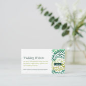 トロピカルパ離れームビーチ結婚式Webサイト エンクロージャーカード (スタンド正面)