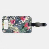 トロピカルパ離れームフローララゲージタグラベル ラゲッジタグ (裏面横)
