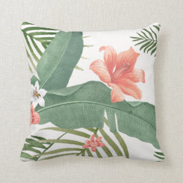 トロピカルパ離れームフローラ水彩 クッション