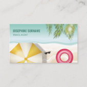 トロピカルパ離れーム海ビーチ旅行代理店 名刺 (正面)