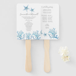 トロピカルヒトサンゴ結婚式 プログラムファン ハンドファン