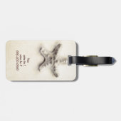 トロピカルヒトデたった今結婚しました旅行荷物タグ ラゲッジタグ (裏面横)