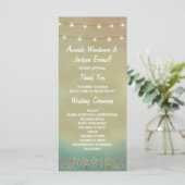 トロピカルヒトデビーチシーシェル結婚式 プログラム (スタンド正面)