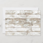 トロピカルヒトデビーチボトルベビーシャワー 招待状 (裏面)