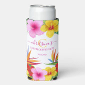 トロピカルヒビスカスビーチバチェロレッテ スリム缶クーラー (Seltzer正面)