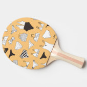 トロピカルビキニ：手描き夏のパターン 卓球ラケット (横)