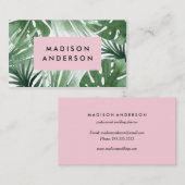 トロピカルビジネスカード 名刺 (正面/裏面)