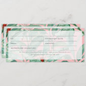 トロピカルビジネスロゴギフト券 (正面/裏面)