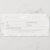 トロピカルビジネスロゴギフト券 (正面)